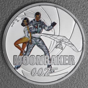 Silbermünzen 1oz +7 x 1/2oz "Roger Moore" 2024 (PP/kol./verg.) Set – 8-teilig James Bond (Tuvalu) - Miniaturansicht 6