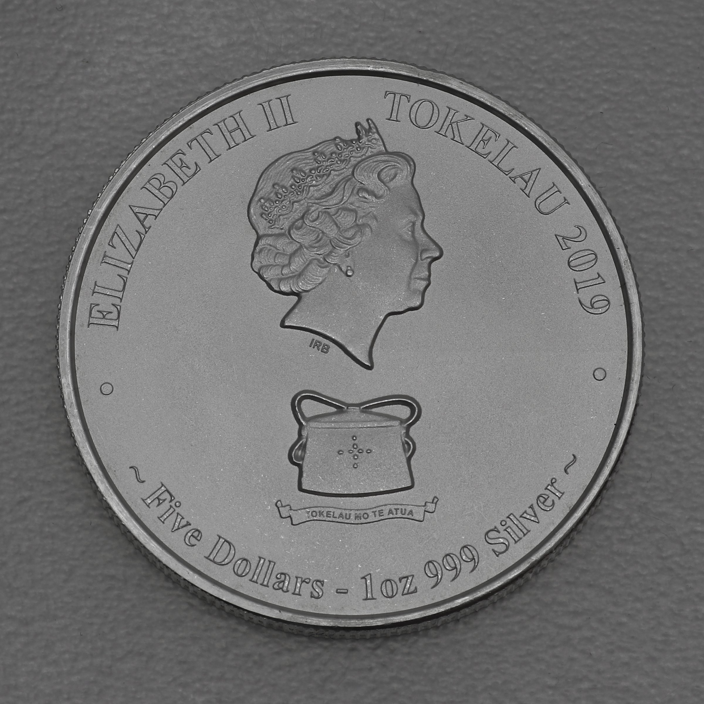 Silbermünze 1oz "Fonu – Loggerhead Turtle" 2019 Territory of Tokelau (Tokelau) - Detailansicht 1
