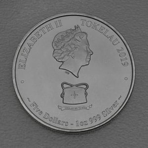 Silbermünze 1oz "Fonu – Loggerhead Turtle" 2019 Territory of Tokelau (Tokelau) - Miniaturansicht 2