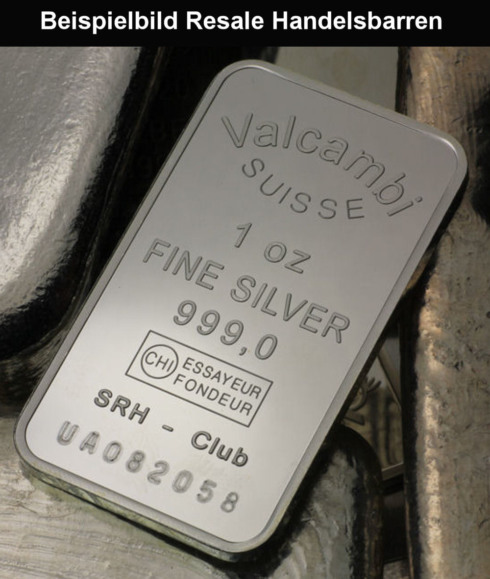 Silberbarren 1oz (Resale) - Detailansicht 2