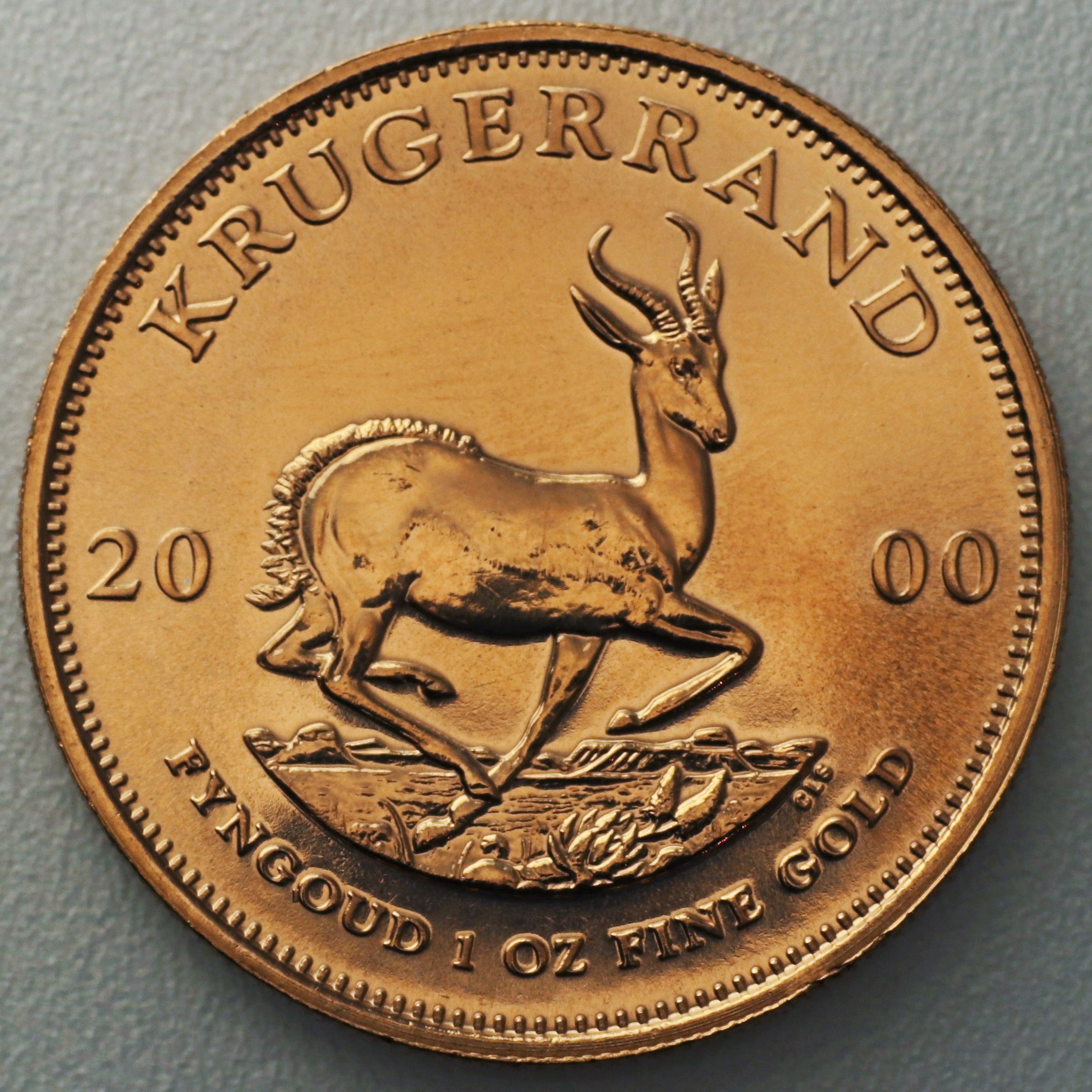 Goldmünze 1oz "Krügerrand" 2000 (Südafrika) - Hauptansicht
