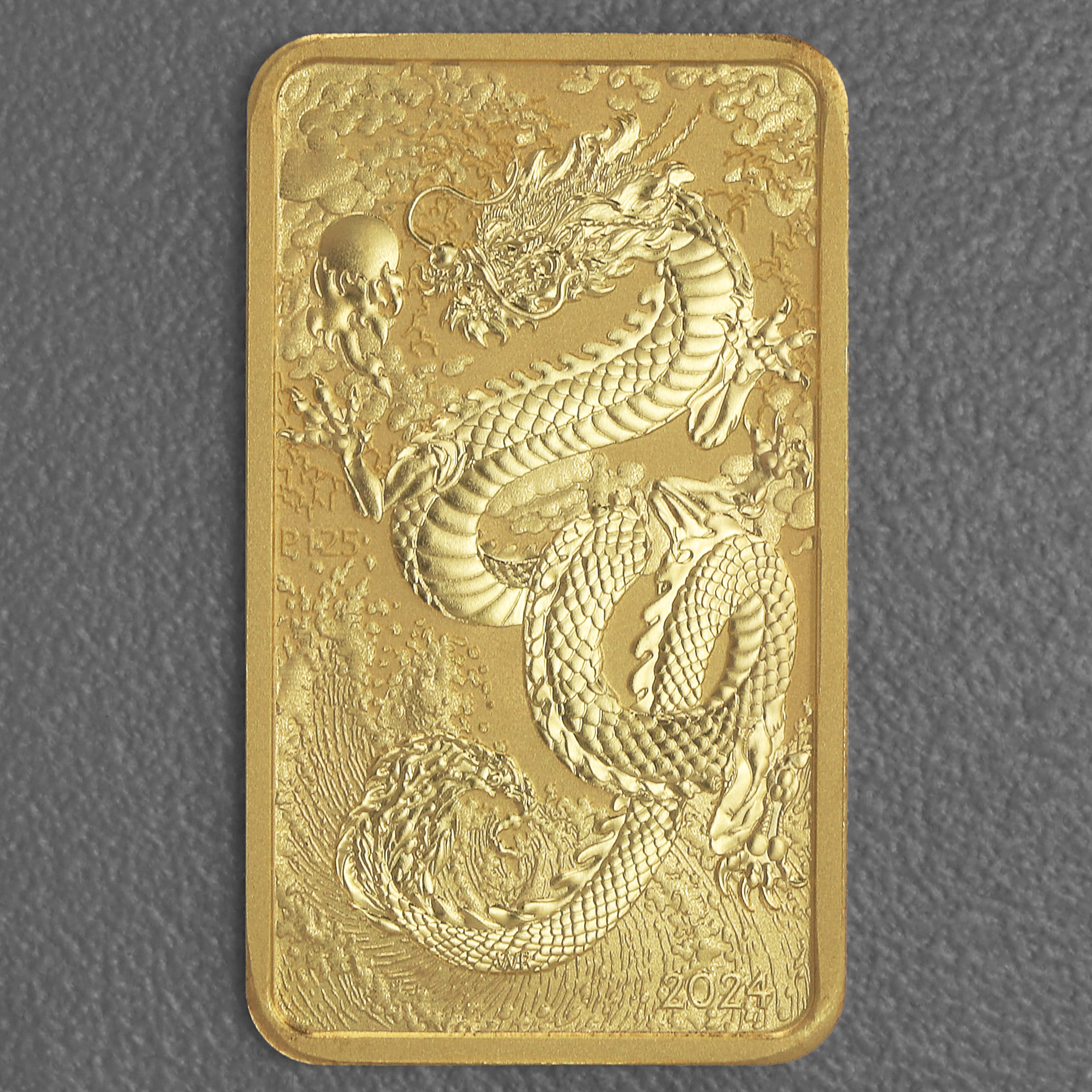 Gold Münzbarren 1oz "Rectangular Dragon" 2024 (Australien) - Hauptansicht