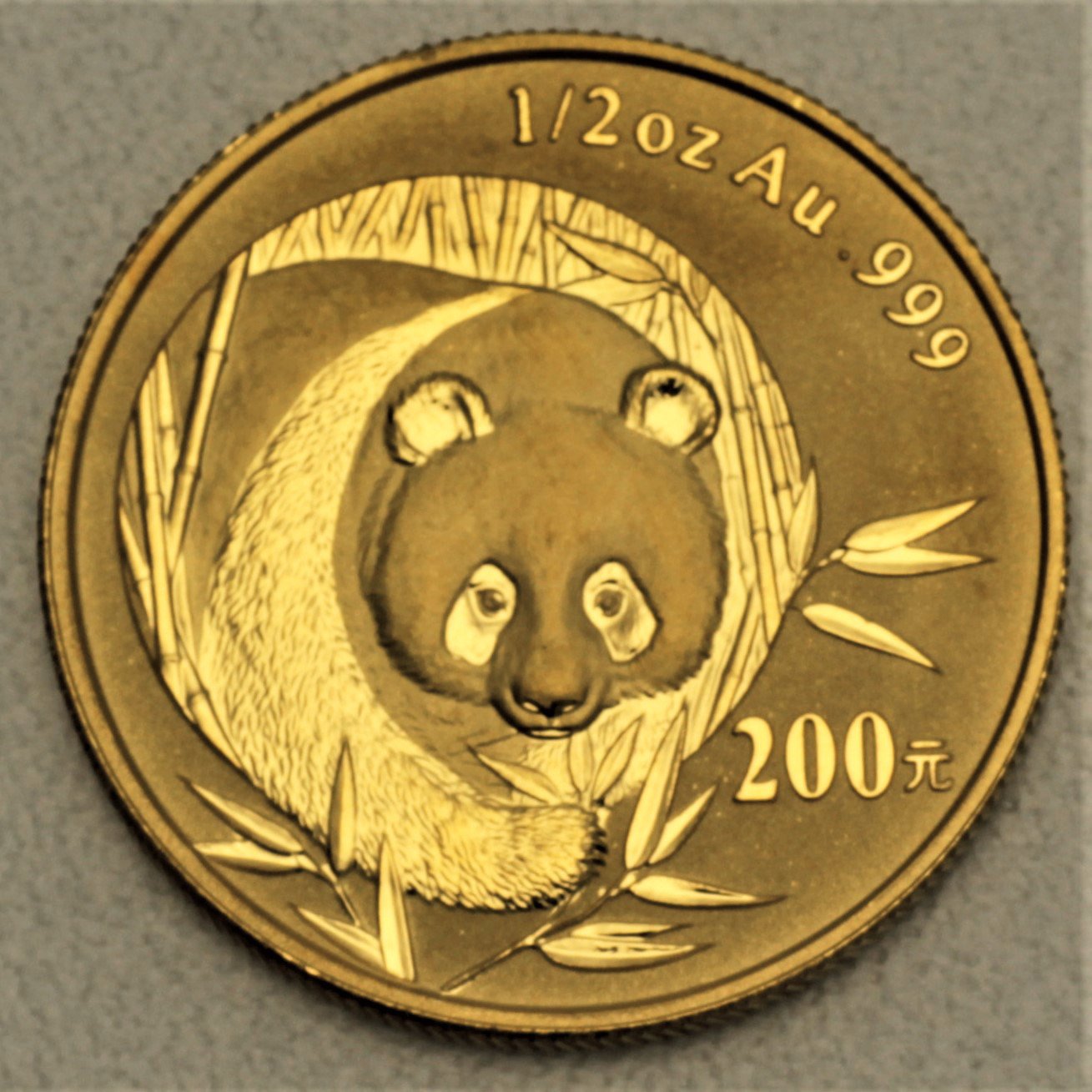 Goldmünze 1/2oz "Panda" 2003 (China) - Hauptansicht