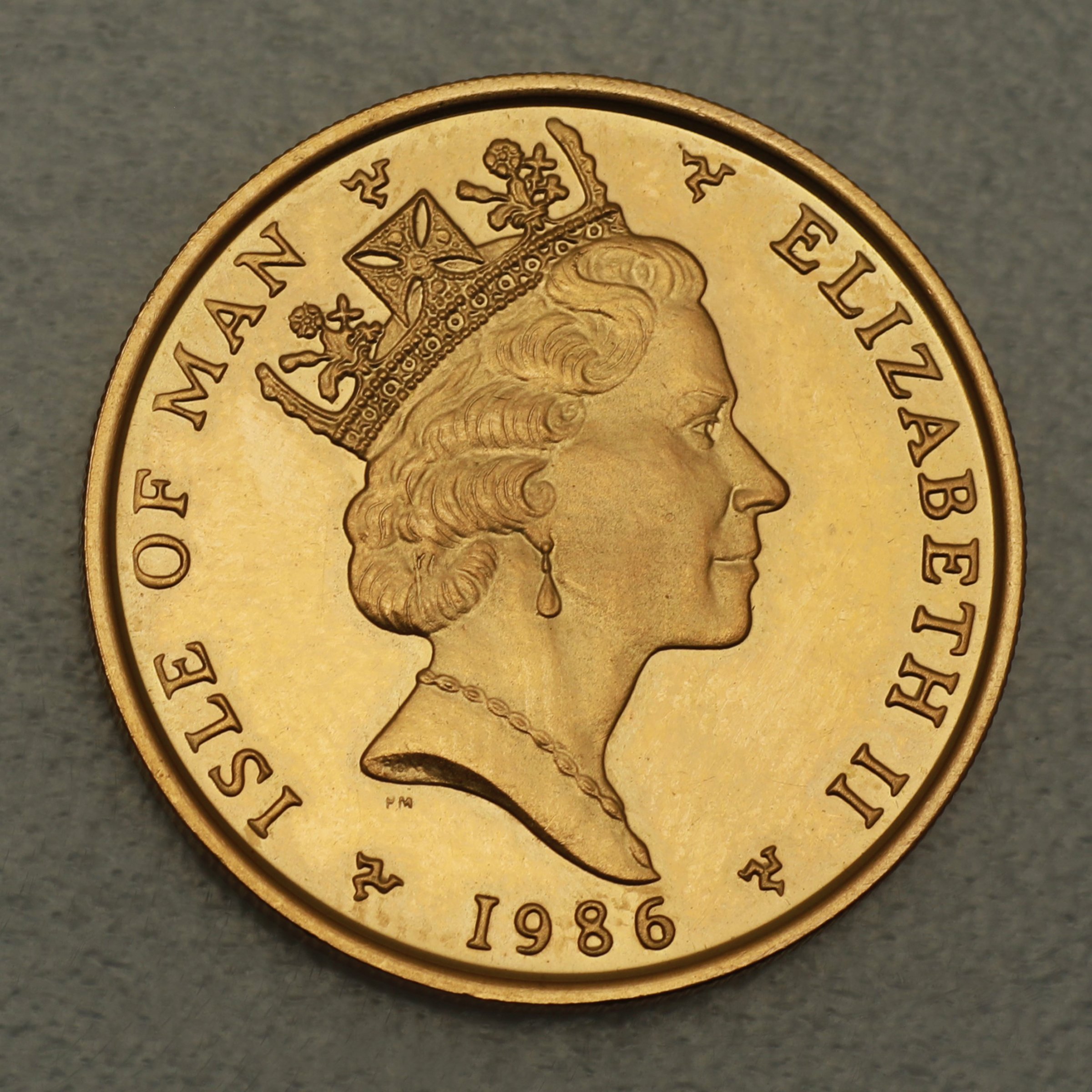 Goldmünze 1/2oz "Angel" 1986 (Isle of Man) - Detailansicht 1