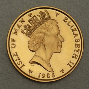 Goldmünze 1/2oz "Angel" 1986 (Isle of Man) - Miniaturansicht 2