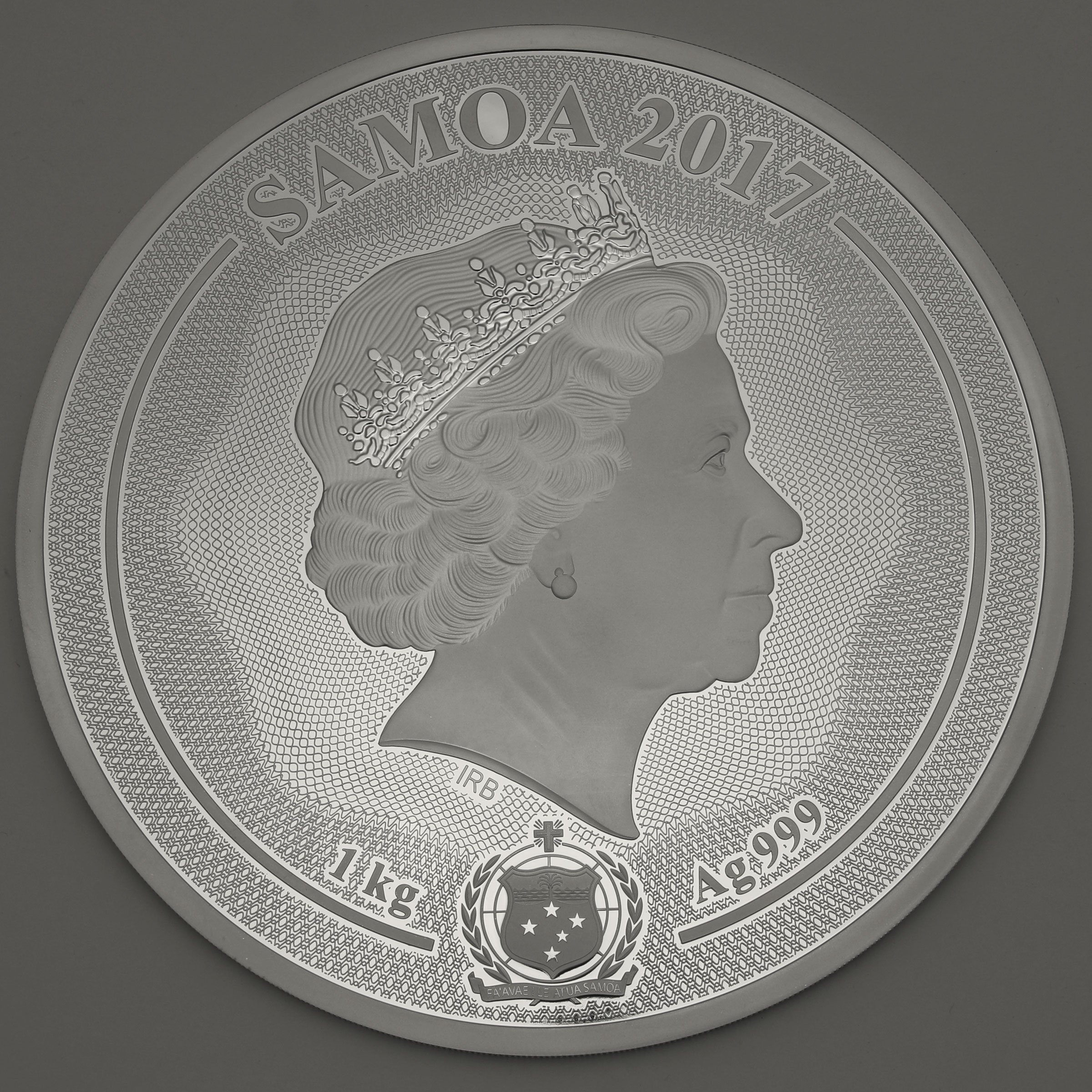 Silbermünze 1kg "The African Springbock" 2017 (Samoa) - Detailansicht 2