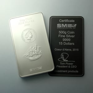 Münzbarren 500g "SMI / Cook Islands" - Miniaturansicht 3