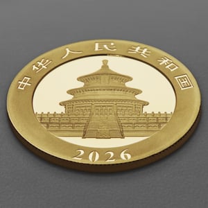 Goldmünze 8g "Panda" 2026 (China) - Miniaturansicht 4