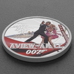 Silbermünzen 1oz +7 x 1/2oz "Roger Moore" 2024 (PP/kol./verg.) Set – 8-teilig James Bond (Tuvalu) - Miniaturansicht 14