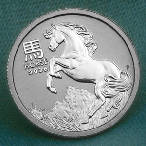 Platinmünze 1/10oz "Pferd" 2026 Lunar III – Year of the Horse (Australien) - Miniaturansicht 5