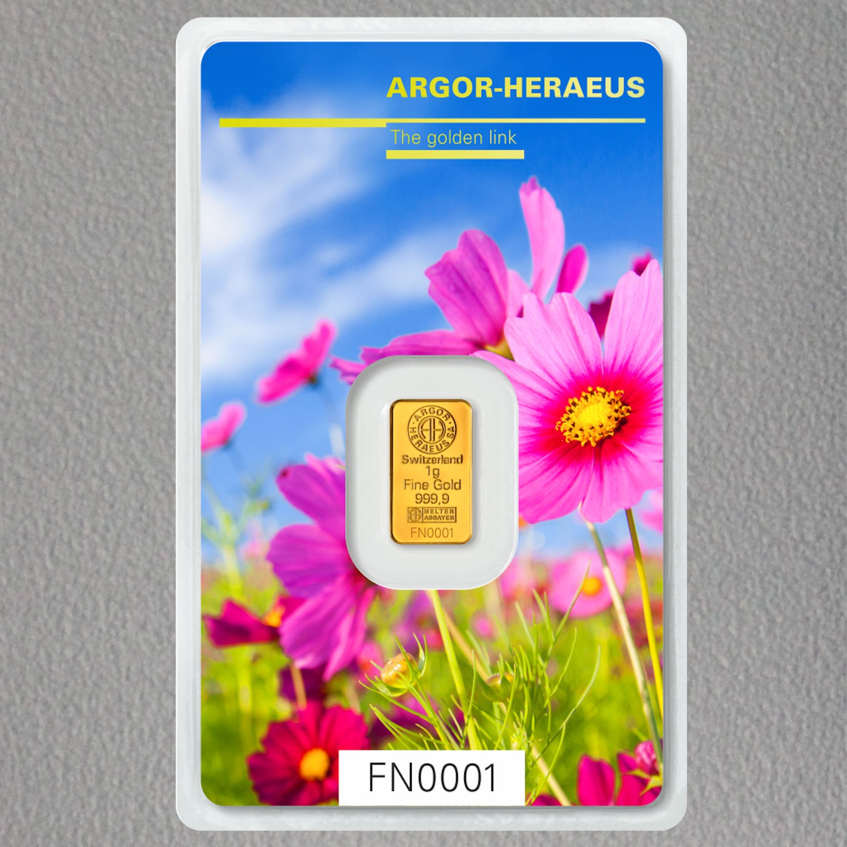 Goldbarren (4x 1g) "Following Nature" ARGOR - Detailansicht 7