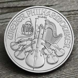 Silbermünze 1oz "Wiener Philharmoniker" aktueller Jahrgang 19% (Österreich) - Miniaturansicht 5