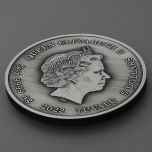 Silbermünze 5oz "Athena" 2022 (AF) Gods of Olympus (Tuvalu) - Miniaturansicht 4