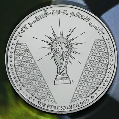Silbermünze 1oz "FIFA World Cup Trophy" 2022 (Katar) - Miniaturansicht 5