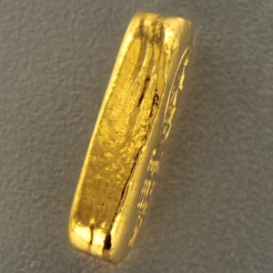 Goldbarren 50g H+M Original alter Gussbarren - Miniaturansicht 2