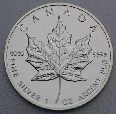 Silbermünze 500 x 1oz "Maple Leaf" verschiedene Jahrgänge Masterbox diff. (Kanada) - Miniaturansicht 5