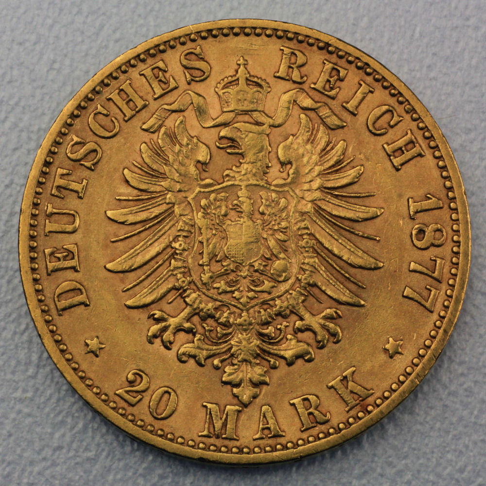 Goldmünze 50 x 20 Mark "Wilhelm I. - Preußen" Tube (Deutschland) - Detailansicht 2