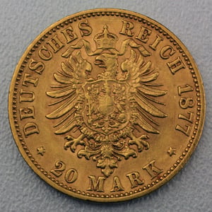 Goldmünze 50 x 20 Mark "Wilhelm I. - Preußen" Tube (Deutschland) - Miniaturansicht 3