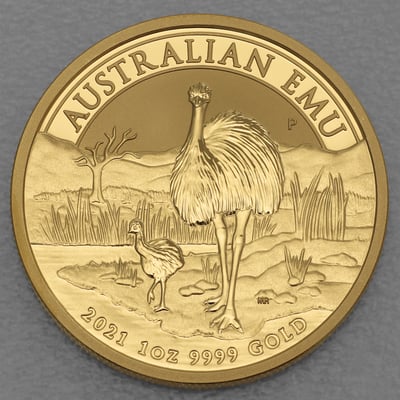 Goldmünze 1oz "Emu" 2021 (Australien) - Hauptansicht