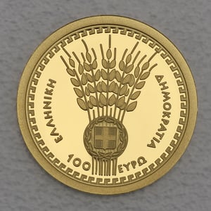 Goldmünze 100 Euro "Demeter" 2019 Götter des Olymp (Griechenland) - Miniaturansicht 2