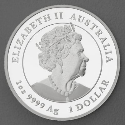 Silbermünzen 1oz "Hase" 2023 (PP/kol./vergoldet) Set 3-teilig Year of the Rabbit (Australien) - Miniaturansicht 7