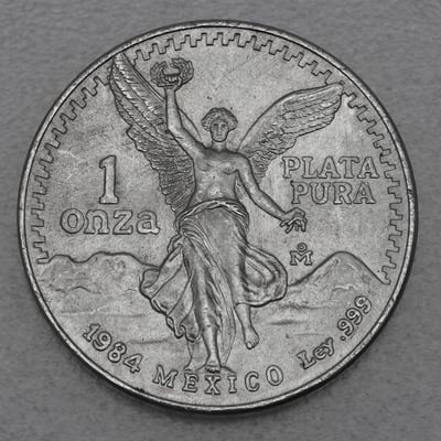 Silbermünze 1oz "Libertad" 1984 (Mexiko) - Miniaturansicht 1