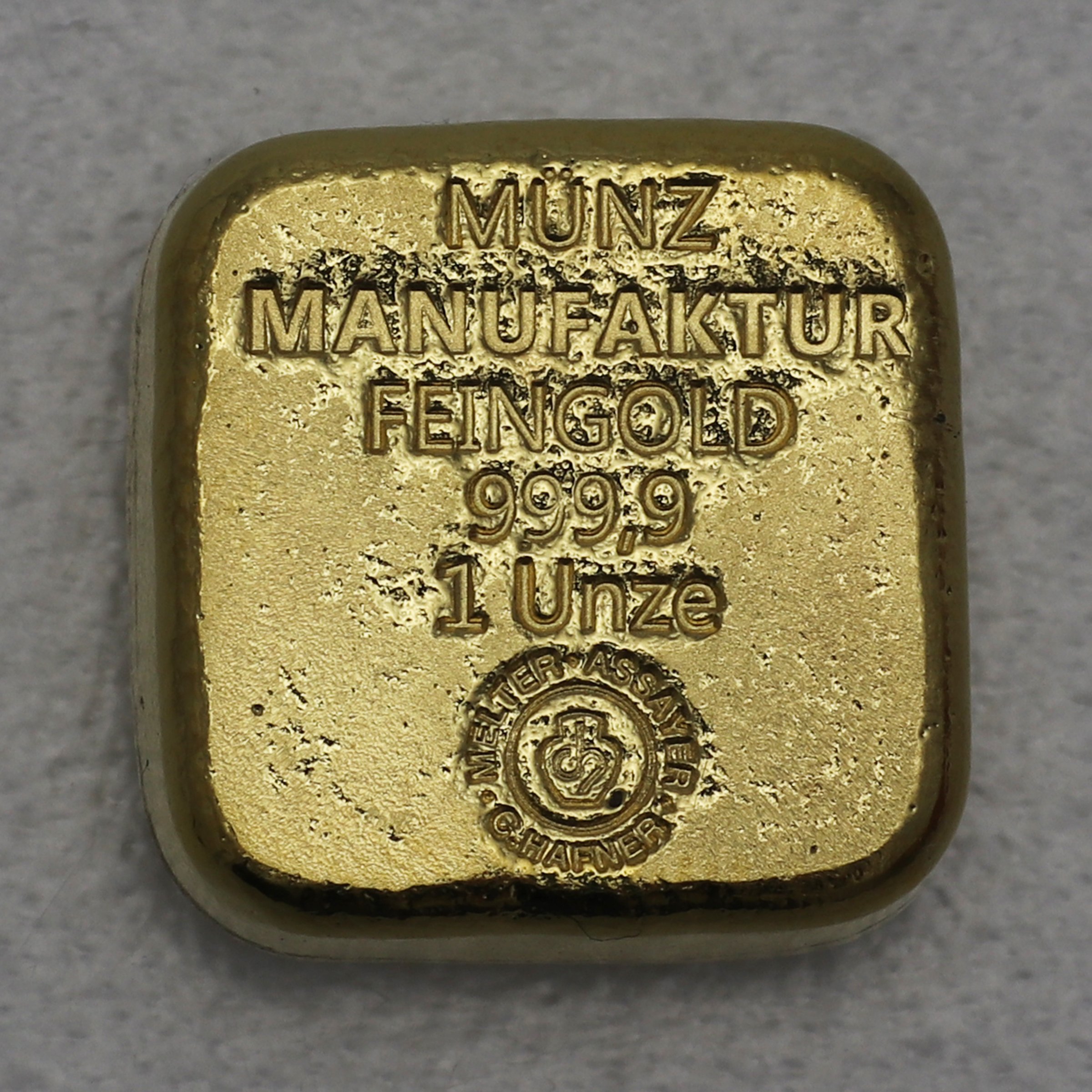Goldbarren 1oz C.HAFNER - "Resale" - Detailansicht 3
