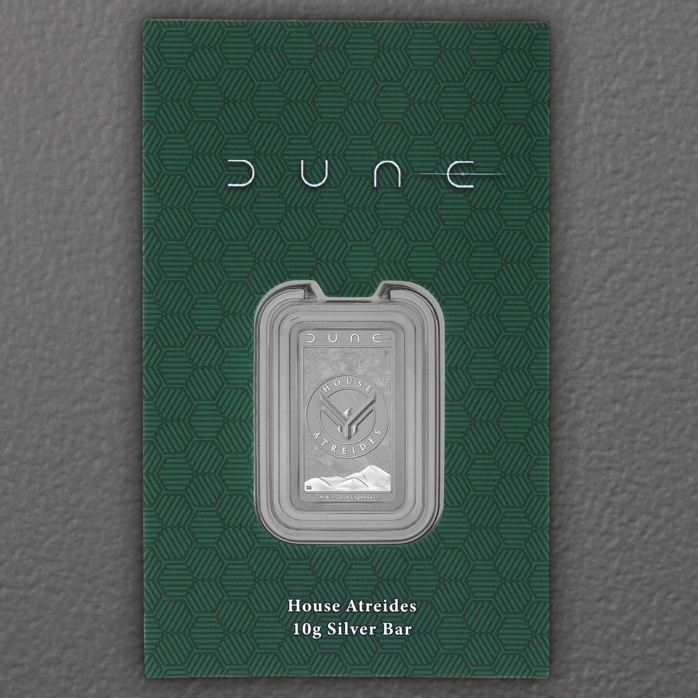 Silberbarren 10g THE PERTH MINT "Dune – House Atreides" geprägt - Detailansicht 4