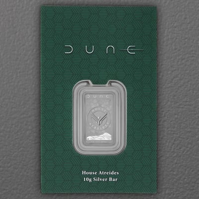 Silberbarren 10g THE PERTH MINT "Dune – House Atreides" geprägt - Miniaturansicht 5