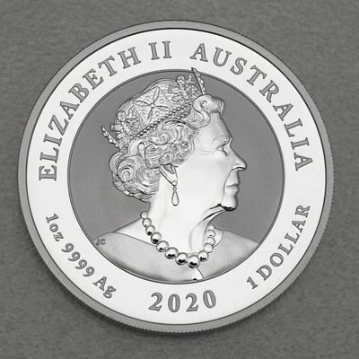 Silbermünze 1oz "Bull and Bear" 2020 (Australien) - Miniaturansicht 2