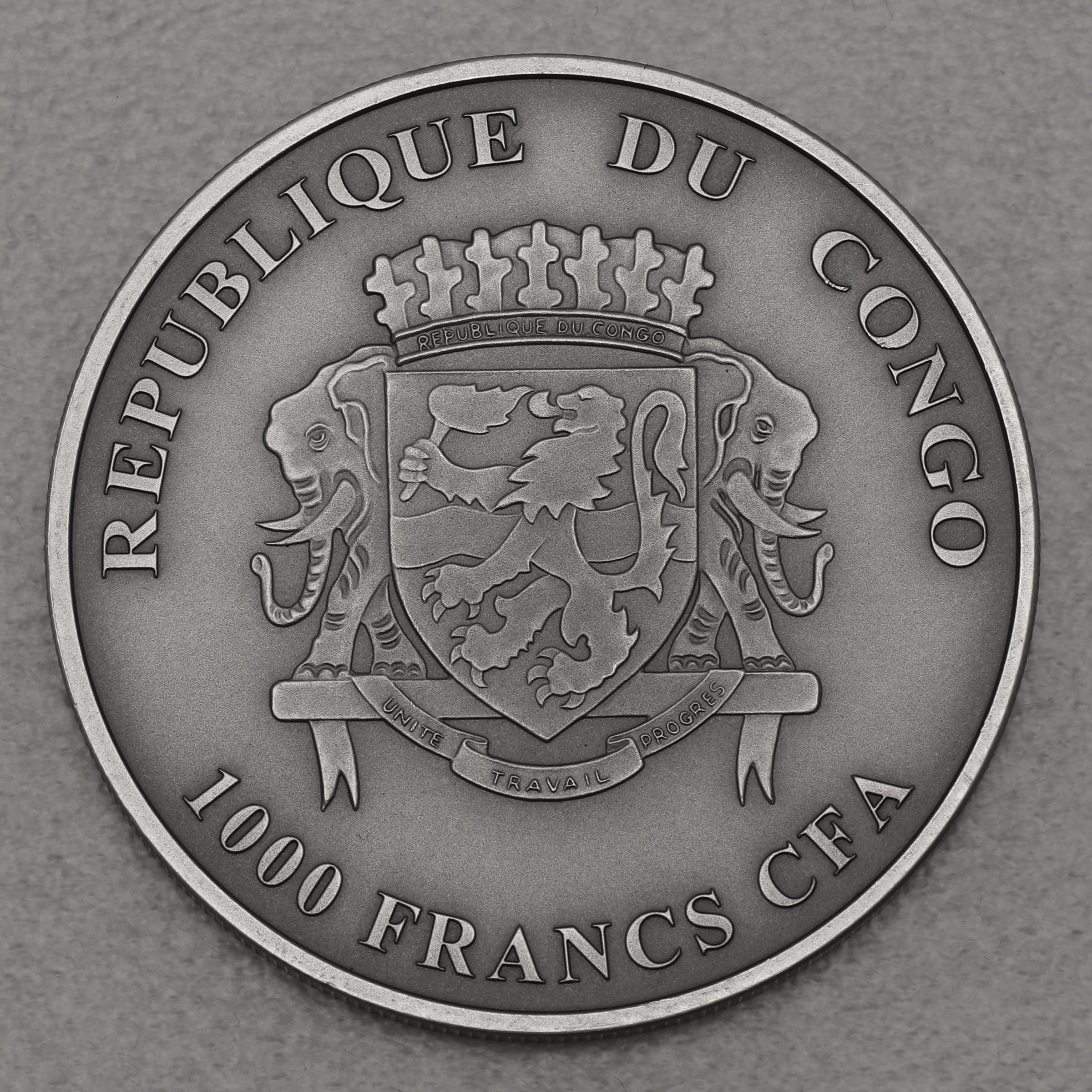 Silbermünze 1oz "Erdmännchen" 2013 (AF) Africa Silver Ounce (Kongo) - Detailansicht 1