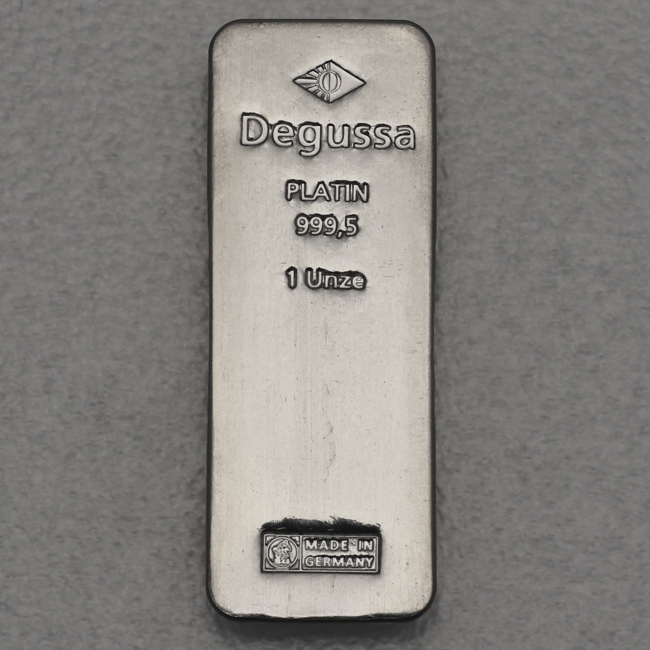 Platinbarren 1oz DEGUSSA (Pt) - Detailansicht 3