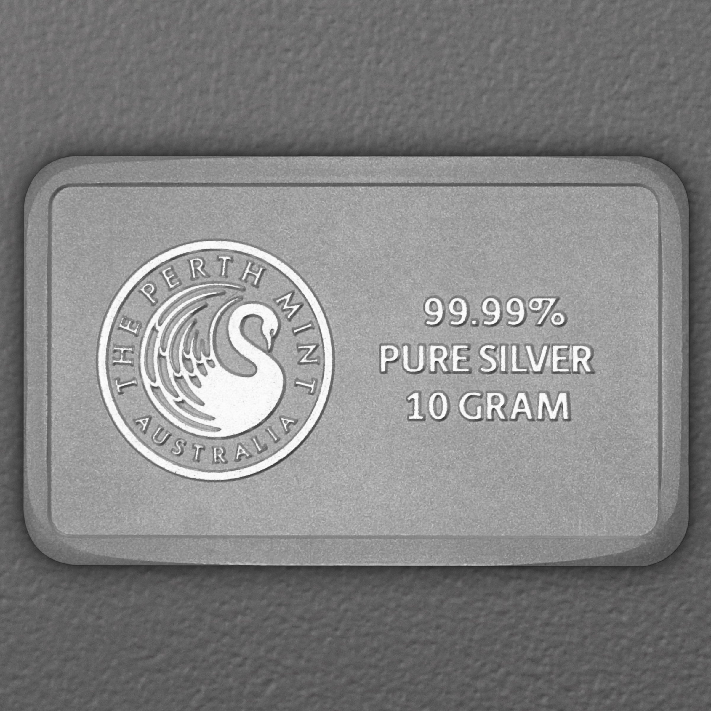 Silberbarren 10g THE PERTH MINT "Bon Scott 80th Anniversary" geprägt - Detailansicht 1