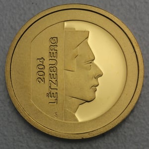 Goldmünze "10 Euro 2004" (PP) Die Maske von Hellange (Luxemburg) - Miniaturansicht 2