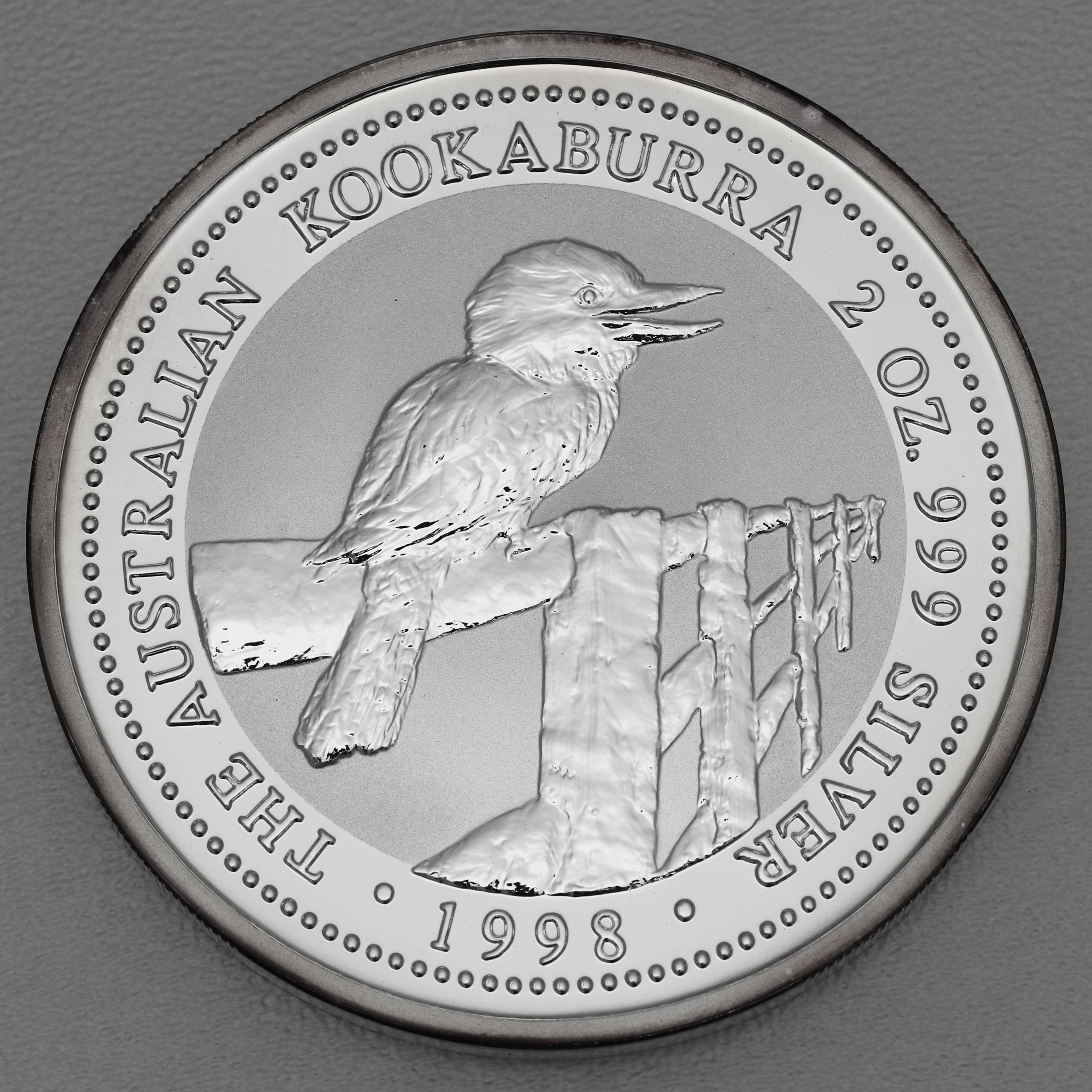 Silbermünze 2oz "Kookaburra" 1998 (Australien) - Hauptansicht