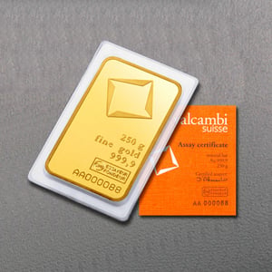 Goldbarren 250g VALCAMBI geprägt - Miniaturansicht 3