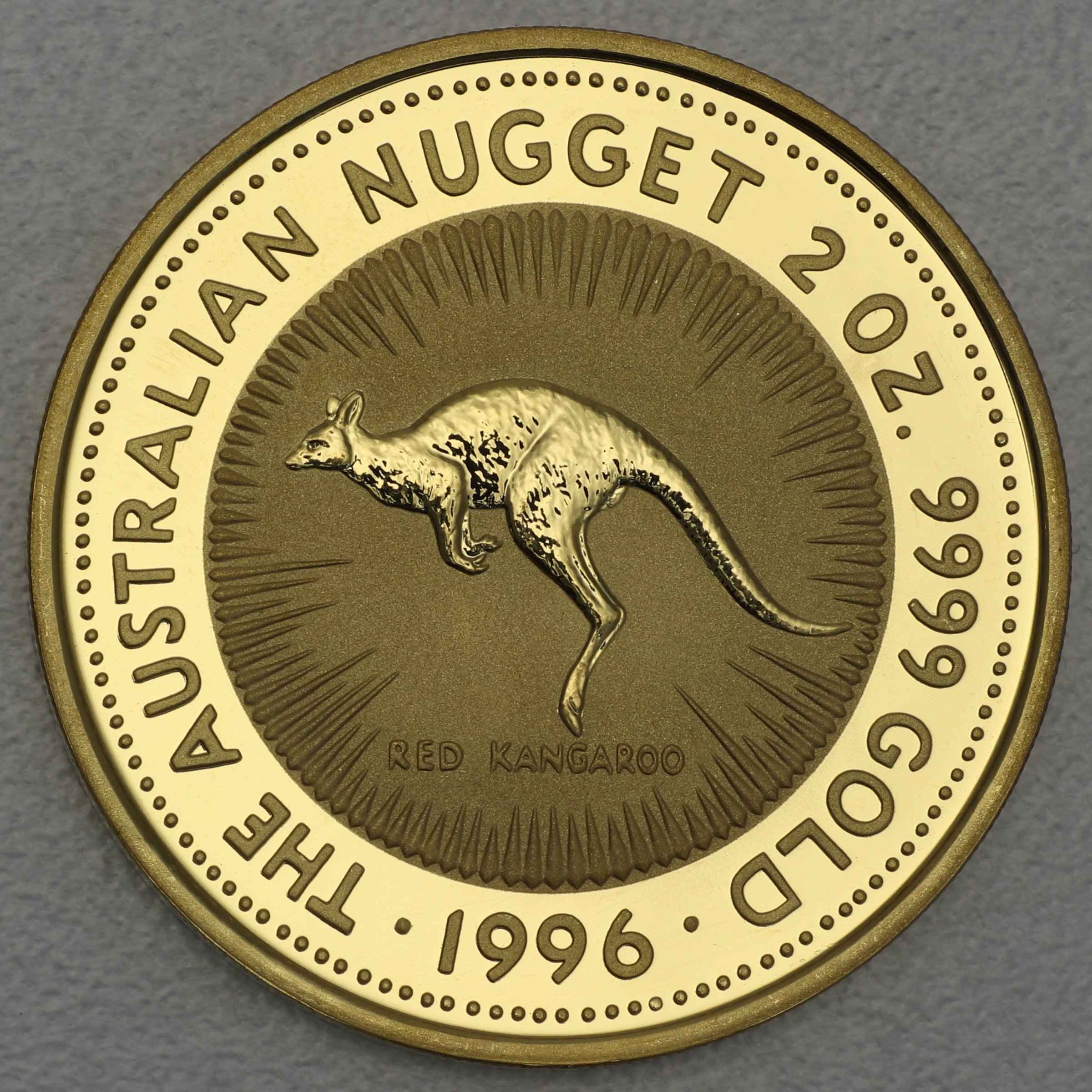 Goldmünze 2oz "Känguru" 1996 Australian Nugget (Australien) - Hauptansicht