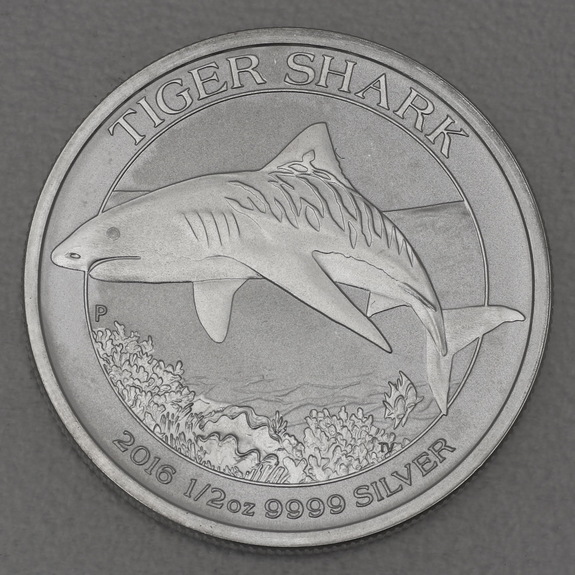 Silbermünze 1/2oz "Tiger Shark" 2016 Shark (Australien) - Hauptansicht