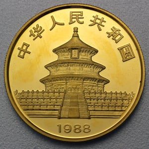 Goldmünze 1oz "Panda" 1988 (China) - Miniaturansicht 2