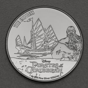 Silbermünze 1oz "The Empress" 2021 Disney – Pirates of the Caribbean (Niue) - Hauptansicht
