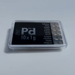 Palladiumtafel (10x 1g Feinpalladium) "CombiBar" - Miniaturansicht 3