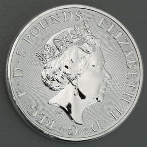 Silbermünze 2oz "Completer Coin" 2021 The Queen s Beasts diff. (Großbritannien) - Miniaturansicht 2