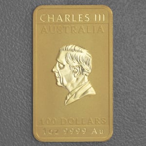 Gold Münzbarren 1oz "Rectangular Dragon" 2024 (Australien) - Miniaturansicht 2