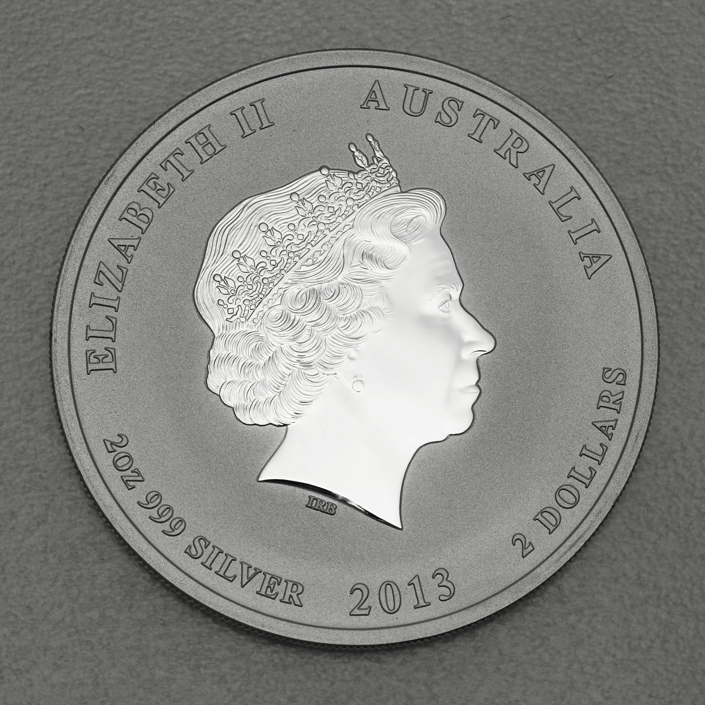 Silbermünze 2oz "Schlange" 2013 Lunar II – Year of the Snake 19% (Australien) - Detailansicht 1