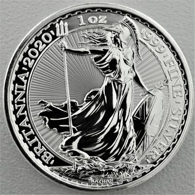 Silbermünze 1oz "Britannia" 2020 (Großbritannien) - Hauptansicht