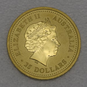 Goldmünze 1/4oz "Känguru" 2002 Australian Nugget (Australien) - Miniaturansicht 2