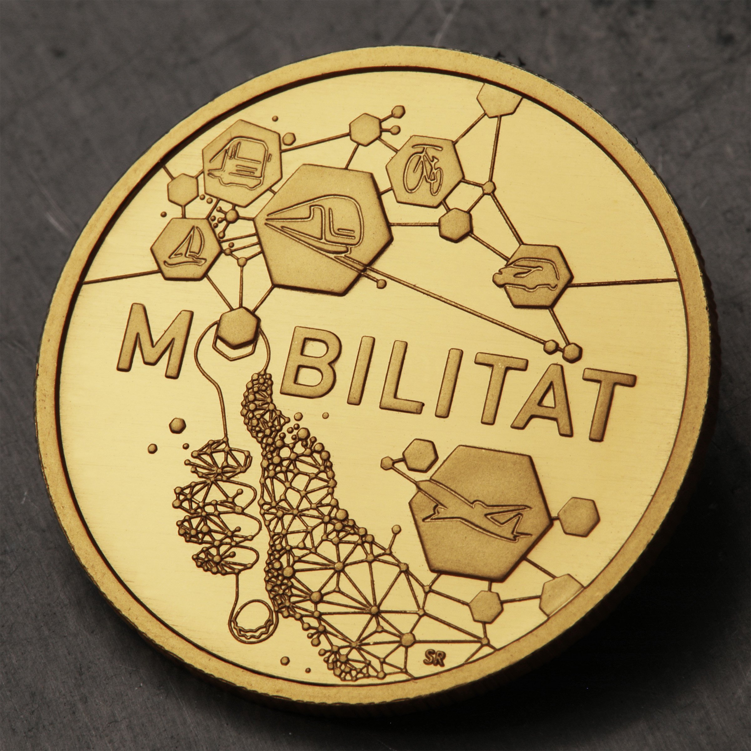 Goldmünze 50 Euro "Mobilität" 2024 Deutsches Handwerk (Deutschland) - Detailansicht 4