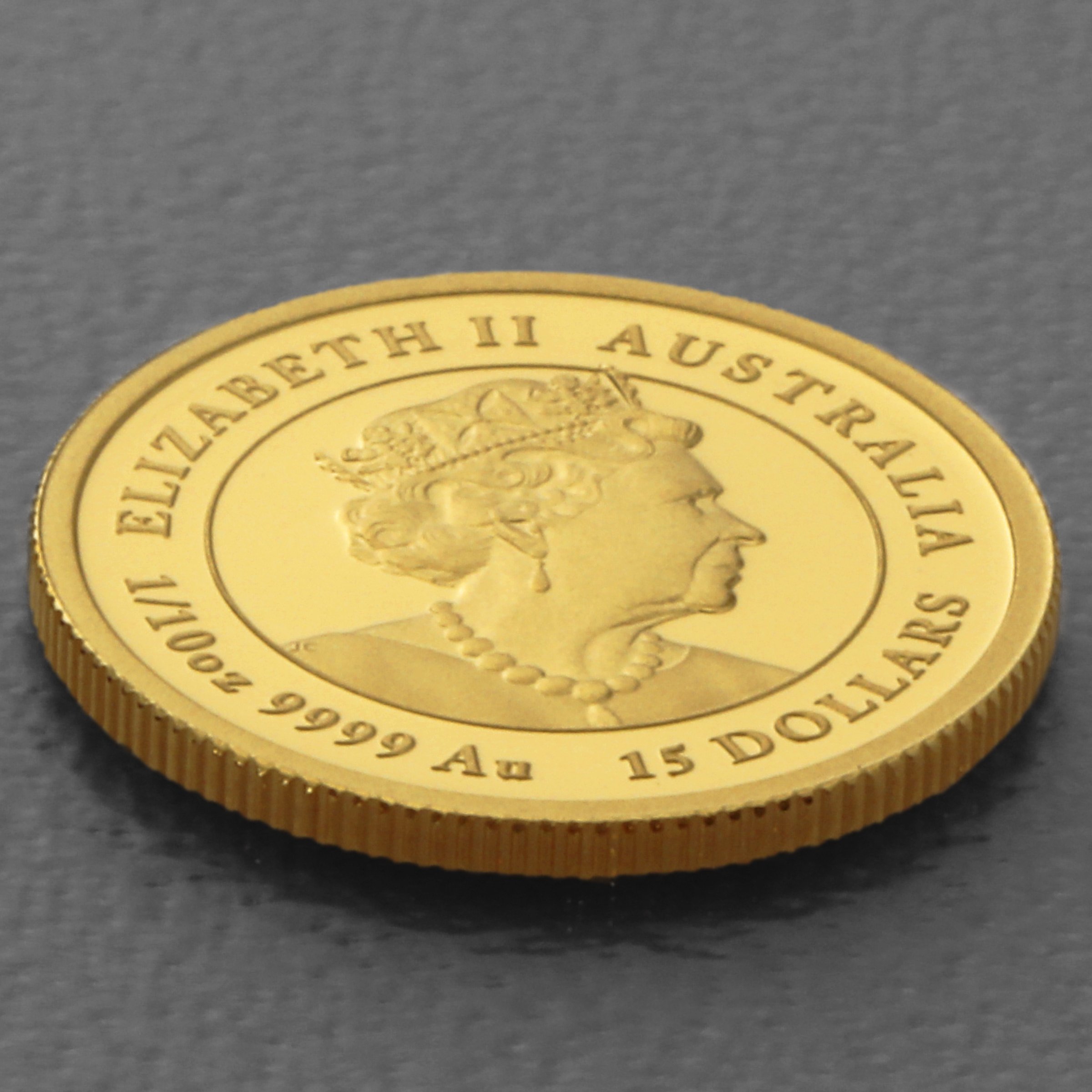 Goldmünze 1/10oz "Hase" 2023 (PP) Lunar III – Year of the Rabbit (Australien) - Detailansicht 3