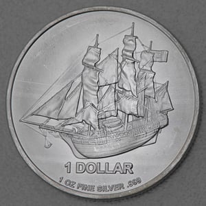 Silbermünze 1oz "Bounty" verschiedene Jahrgänge diff. (Cook Islands) - Miniaturansicht 5
