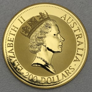 Goldmünze 2oz "Känguru" 1992 Australian Nugget (Australien) - Miniaturansicht 2